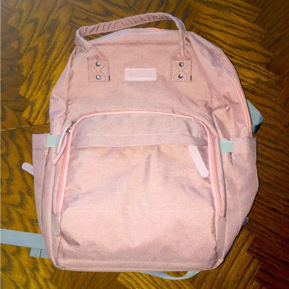 Upsimple diaperbag backpack Light Pink New